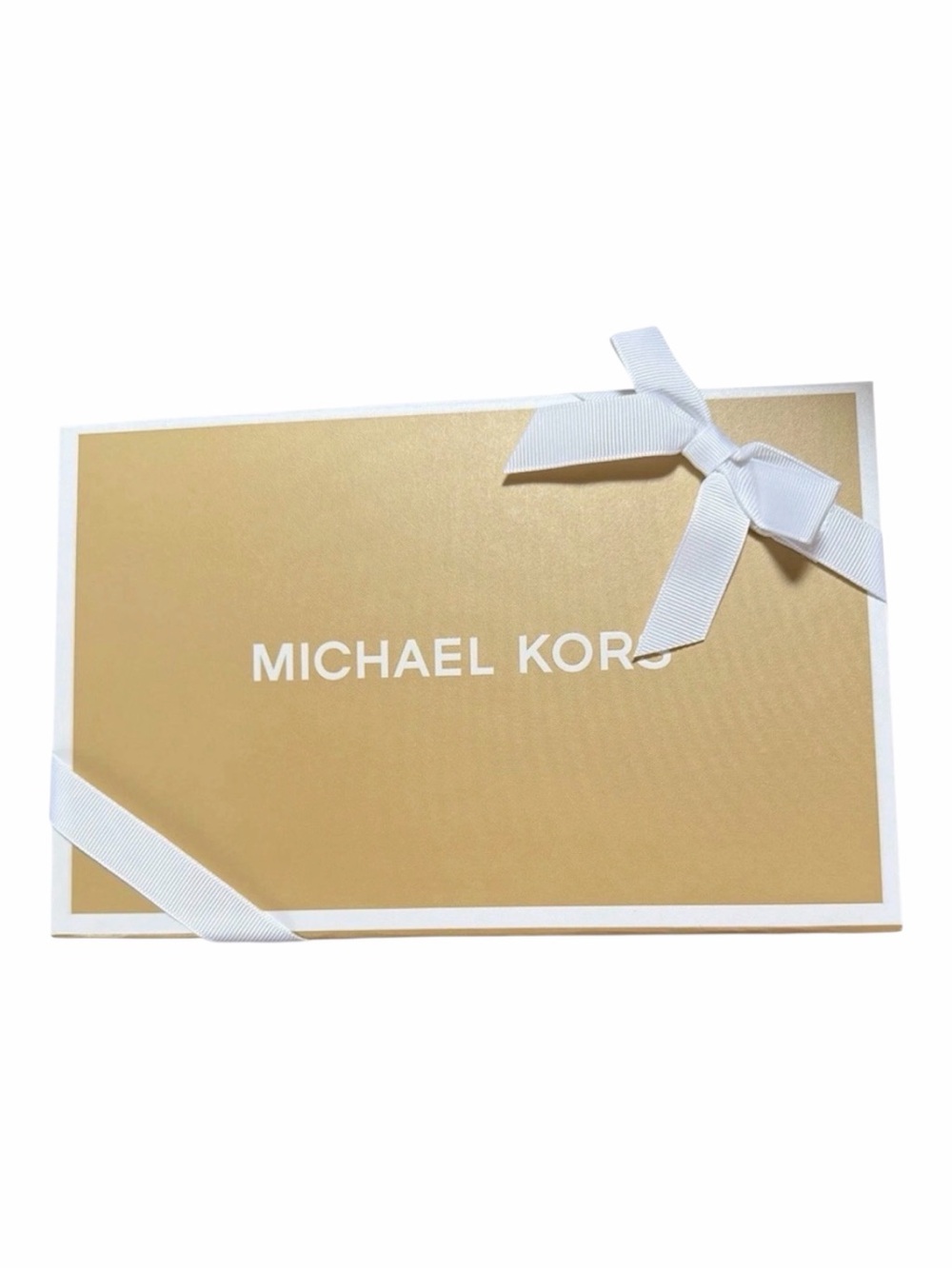 Michael Kors Authentic Small 9” x 6 ” x 2 1/2” Magnetic Gift Box w/ RIbbon,
